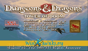 Dungeons and Dragons: Tower of Doom (US 940113) Dungeons and Dragons: Tower of Doom (US 940113)