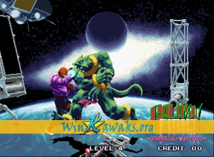 Galaxy Fight: Universal Warriors  (Misses rasters) Screenshot