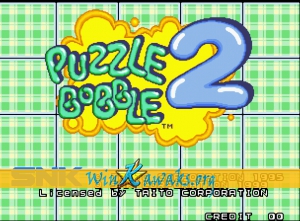Puzzle Bobble 2 Puzzle Bobble 2