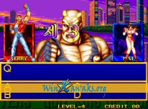 Quiz King of Fighters (Korean version) Screenshot