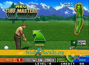 Neo Turf Masters (Misses rasters) Screenshot